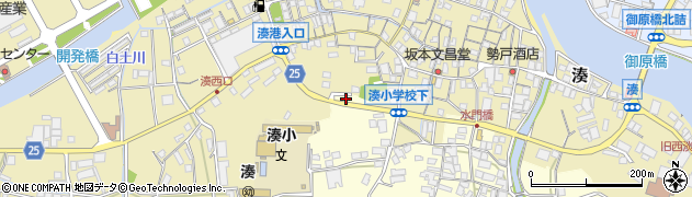 兵庫県南あわじ市湊里1489周辺の地図