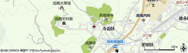 広島県尾道市因島中庄町寺迫区3241周辺の地図