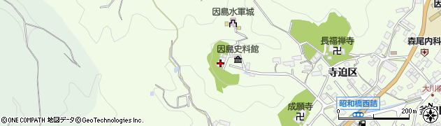 広島県尾道市因島中庄町寺迫区3225周辺の地図