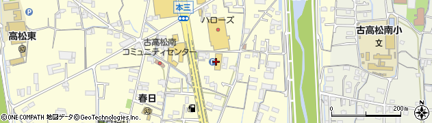 ミーツ　高松春日ハローズ店周辺の地図