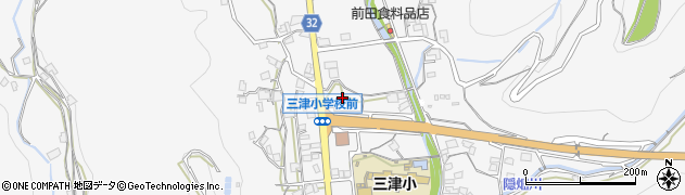 広島県東広島市安芸津町三津周辺の地図