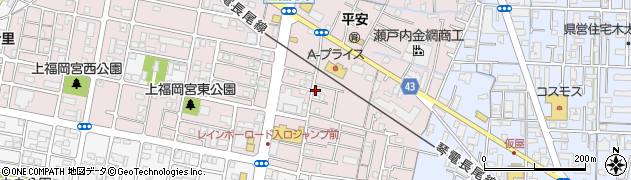 山崎美容室周辺の地図