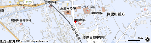 公徳園鵜方店周辺の地図