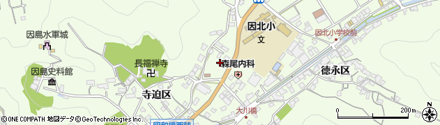 広島県尾道市因島中庄町寺迫区3302周辺の地図