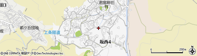 広島県坂町（安芸郡）坂西周辺の地図