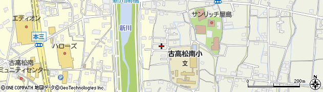 香川県高松市新田町甲2680周辺の地図