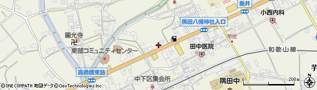 和歌山県橋本市隅田町中島52周辺の地図