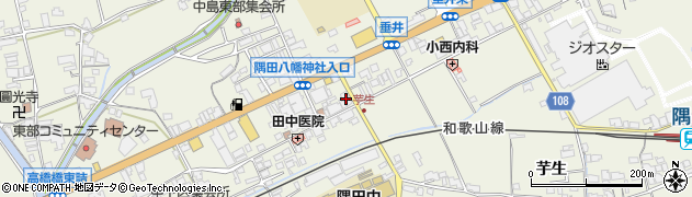 和歌山県橋本市隅田町中島116周辺の地図