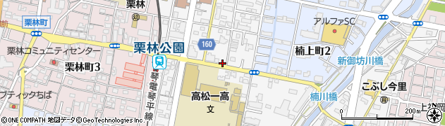 香川県高松市桜町周辺の地図