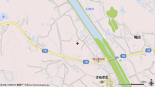 〒769-2102 香川県さぬき市鴨庄の地図