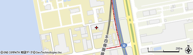 四国高速運輸株式会社坂出物流センター周辺の地図