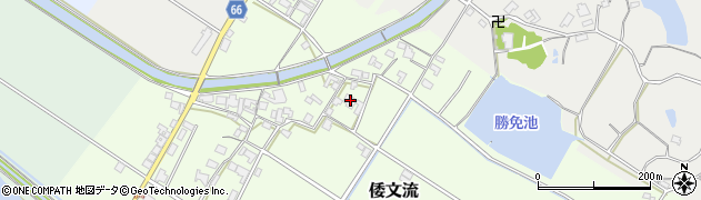 兵庫県南あわじ市倭文流225周辺の地図
