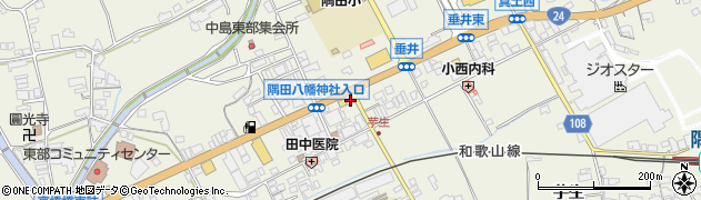 和歌山県橋本市隅田町中島119周辺の地図