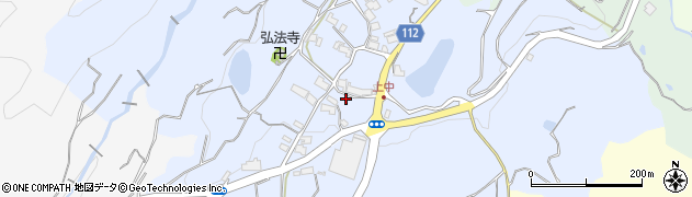 和歌山県橋本市高野口町上中57周辺の地図