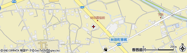 ＪＡ香川県林田周辺の地図