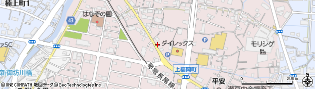 漢方の丸福薬局周辺の地図