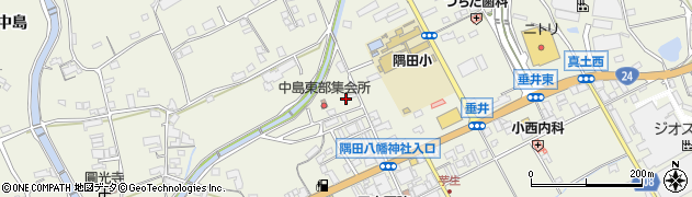 和歌山県橋本市隅田町中島95周辺の地図