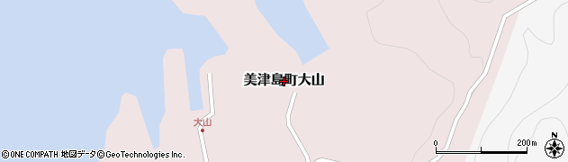 長崎県対馬市美津島町大山周辺の地図