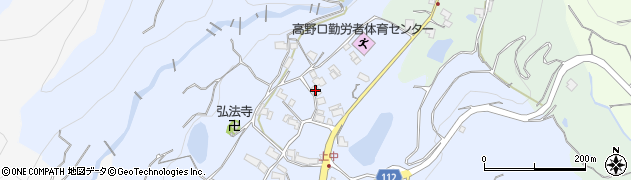 和歌山県橋本市高野口町上中159周辺の地図