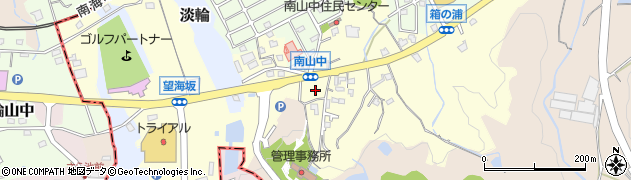 大阪府阪南市南山中323周辺の地図
