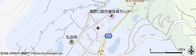 和歌山県橋本市高野口町上中161周辺の地図