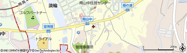 大阪府阪南市南山中246周辺の地図