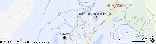 和歌山県橋本市高野口町上中446周辺の地図