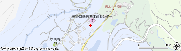 和歌山県橋本市高野口町上中172周辺の地図