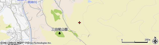 広島県坂町（安芸郡）三田尾周辺の地図