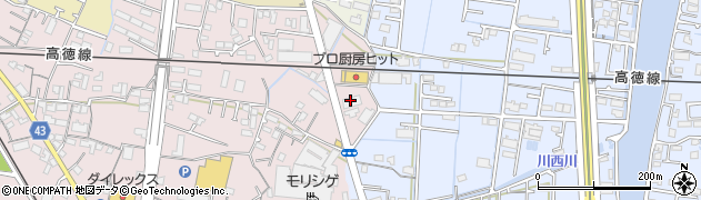 マンガ喫茶ディーポケット高松店（D-POCKET）周辺の地図