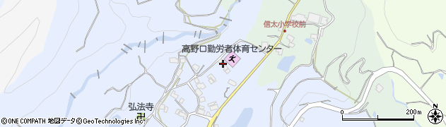 和歌山県橋本市高野口町上中173周辺の地図
