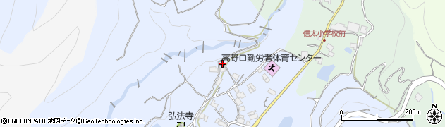 和歌山県橋本市高野口町上中442周辺の地図