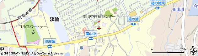 大阪府阪南市南山中327周辺の地図