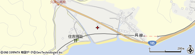広島県三原市幸崎能地周辺の地図