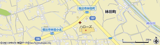 ミーツ　坂出林田ハローズ店周辺の地図