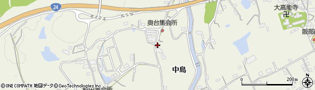 和歌山県橋本市隅田町中島607周辺の地図