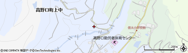 和歌山県橋本市高野口町上中678周辺の地図