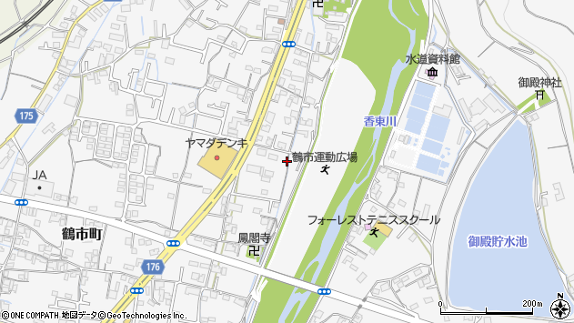 〒761-8032 香川県高松市鶴市町（その他）の地図