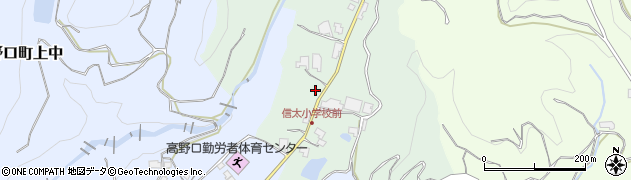 和歌山県橋本市高野口町九重17周辺の地図