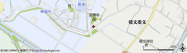 兵庫県南あわじ市倭文委文130周辺の地図