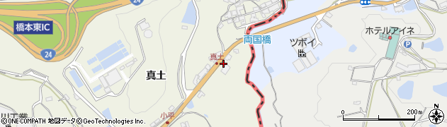 和歌山県橋本市隅田町真土325周辺の地図