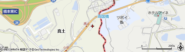 和歌山県橋本市隅田町真土319周辺の地図