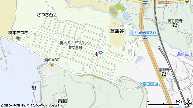 〒648-0075 和歌山県橋本市さつき台の地図