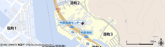 株式会社サニクリーン中国　竹原営業所周辺の地図