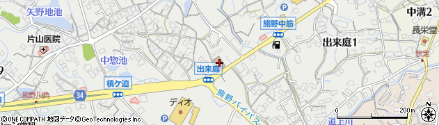 熊野郵便局 ＡＴＭ周辺の地図