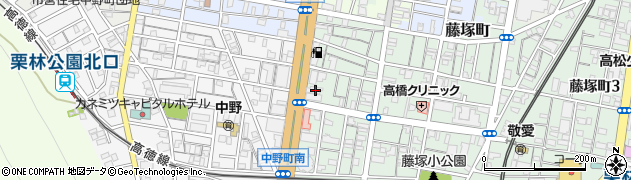 都築電気株式会社　高松支店周辺の地図