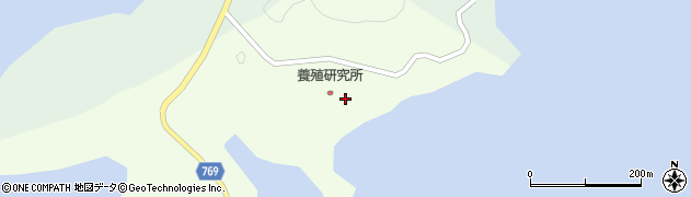 養殖研究所周辺の地図
