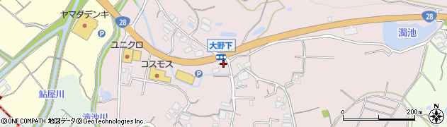 ファミリーマート洲本バイパス店周辺の地図