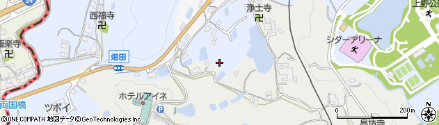 奈良県五條市上野町周辺の地図