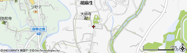 和歌山県橋本市胡麻生235周辺の地図